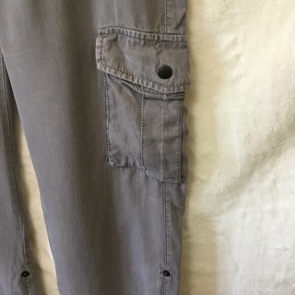 Coldwater Creek Gray with Bottom Button Up Pants - Picture 3 of 9
